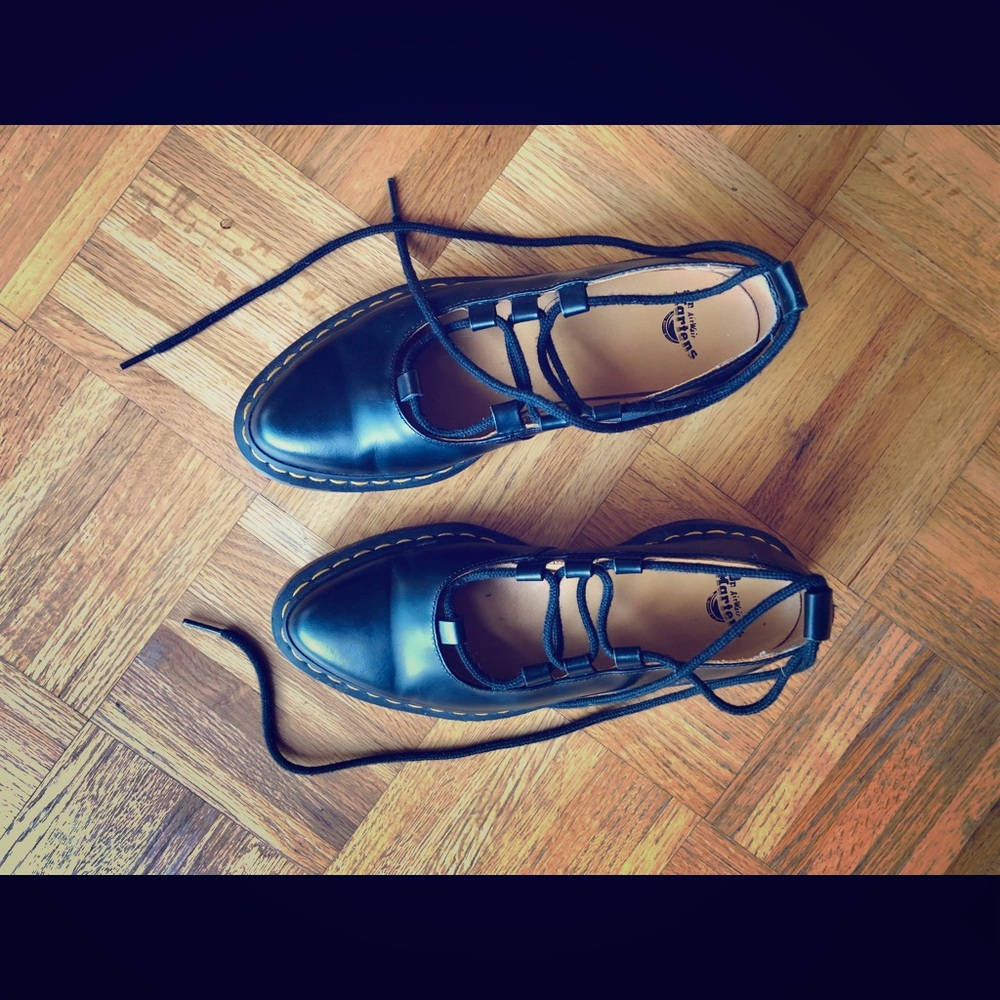 Dr. Martens Durand lace up ballet flat shoes